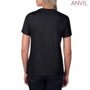 The Anvil Lightweight Ladies Tee is a 155gm pre shrunk 100% ring spun cotton tee.  16 colours.  S - 3XL.  Great branded cotton lightweight tees.