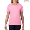 880 Anvil Ladies Lightweight Tee – Charity Pink