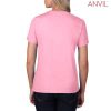 880 Anvil Ladies Lightweight Tee – Charity Pink