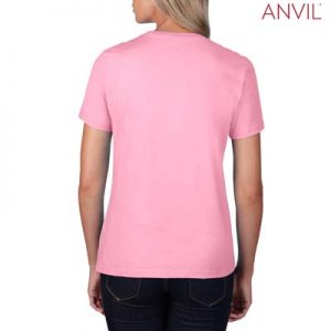 The Anvil Lightweight Ladies Tee is a 155gm pre shrunk 100% ring spun cotton tee.  16 colours.  S - 3XL.  Great branded cotton lightweight tees.