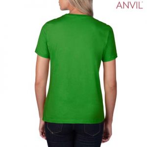 The Anvil Lightweight Ladies Tee is a 155gm pre shrunk 100% ring spun cotton tee.  16 colours.  S - 3XL.  Great branded cotton lightweight tees.