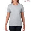 880 Anvil Ladies Lightweight Tee – Grey Heather