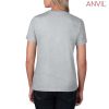 880 Anvil Ladies lightweight Tee – Grey Heather