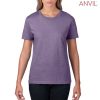 880 Anvil Ladies Lightweight Tee – Heather Purple