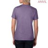880 Anvil Ladies Lightweight Tee – Heather Purple