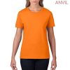 880 Anvil Ladies Lightweight Tee – Mandarin Orange