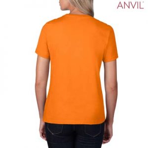 The Anvil Lightweight Ladies Tee is a 155gm pre shrunk 100% ring spun cotton tee.  16 colours.  S - 3XL.  Great branded cotton lightweight tees.
