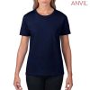 880 Anvil Ladies Lightweight Tee – Navy