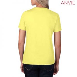 The Anvil Lightweight Ladies Tee is a 155gm pre shrunk 100% ring spun cotton tee.  16 colours.  S - 3XL.  Great branded cotton lightweight tees.