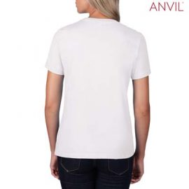 The Anvil Lightweight Ladies Tee is a 155gm pre shrunk 100% ring spun cotton tee.  16 colours.  S - 3XL.  Great branded cotton lightweight tees.
