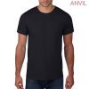 980 Anvil Adult Lightweight Tee – Black