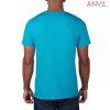 980 Anvil Adult Lightweight Tee – Caribbean Blue
