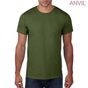 The Anvil Lightweight Adult Tee is a 155gm pre shrunk 100% ring spun cotton tee. 16 colours. S - 3XL. Great branded cotton lightweight tees.