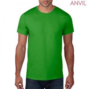 The Anvil Lightweight Adult Tee is a 155gm pre shrunk 100% ring spun cotton tee. 16 colours. S - 3XL. Great branded cotton lightweight tees.