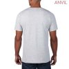 980 Anvil Adult Lightweight Tee – Heather Grey