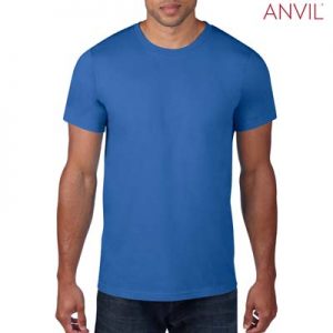 The Anvil Lightweight Adult Tee is a 155gm pre shrunk 100% ring spun cotton tee. 16 colours. S - 3XL. Great branded cotton lightweight tees.