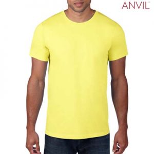 The Anvil Lightweight Adult Tee is a 155gm pre shrunk 100% ring spun cotton tee. 16 colours. S - 3XL. Great branded cotton lightweight tees.