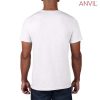 980 Anvil Adult Lightweight Tee – White