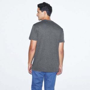 The American Apparel Unisex Tee is a 125gsm 50% cotton, 50% polyester tee.  4 colours.  S - 2XL.  Slim fit.  Great branded American Apparel Tees.