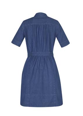 The Biz Collection Delta Dress is a 100% cotton, stonewashed denim, button through dress. One colour. Sizes 6 - 20.