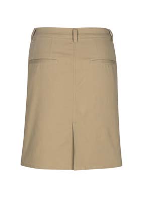 The Biz Collection Ladies Lawson Chino Skirt is a cotton rich ladies skirt with pockets. Available in 4 colours. Sizes 6 - 26.