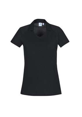 P011LS Biz Collection Ladies Byron Polo - Black The Biz Collection Ladies Byron Polo is a 75% cotton, 25% polyester, luxe feel polo. 8 - 24. 5 colours. Great branded cotton rich polos from Biz Collection.