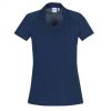 P011LS Biz Collection Ladies Byron Polo – Steel Blue