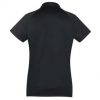 P012LS Biz Collection Ladies Academy Polo – Black/White