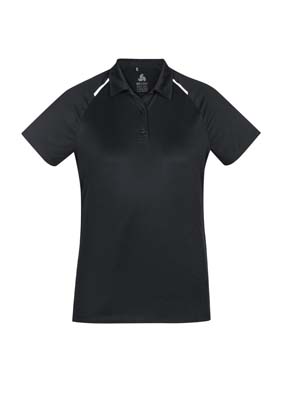The Biz Collection Ladies Academy Polo is a 100% Biz Cool polyester polo.  8 - 24.  6 colours.  Great branded contrast polos from Biz Collection.