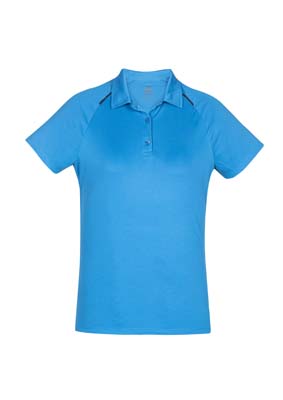 The Biz Collection Ladies Academy Polo is a 100% Biz Cool polyester polo.  8 - 24.  6 colours.  Great branded contrast polos from Biz Collection.