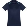 P012LS Biz Collection Ladies Academy Polo – Navy/Teal