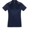 P012LS Biz Collection Ladies Academy Polo – Navy/White