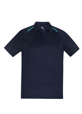 P012MS Biz Collection Mens Academy Polo - Navy/Teal The Biz Collection Mens Academy Polo is a Biz Cool, 155gsm polyester polo. 6 colours. S - 5XL. Great branded driwear polos from Biz Collection.