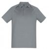 P012MS Biz Collection Mens Academy Polo – Silver/Charcoal