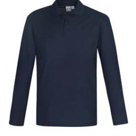 The Biz Collection Mens Crew Long Sleeve Polo is a 65% polyester, 35% cotton pique long sleeve polo.  3 colours.  Great branded long sleeve polo shirts.