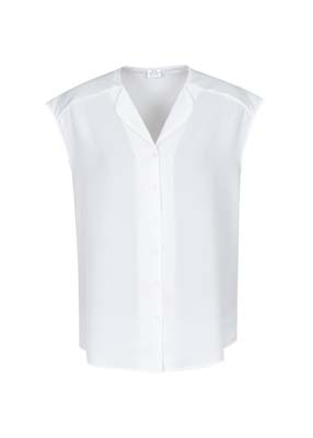 The Biz Collection Ladies Lily Blouse is a polyester, fashion forward blouse.  4 colours.  6 - 26.  Great ladies workwear from Biz Collection.