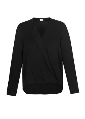 The Biz Collection Ladies Lily Hi-Lo Blouse is a polyester, fashion forward blouse.  4 colours.  6 - 26.  Great ladies workwear from Biz Collection.