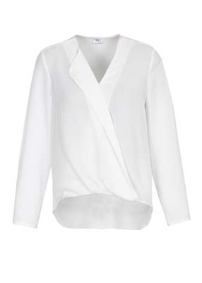 The Biz Collection Ladies Lily Hi-Lo Blouse is a polyester, fashion forward blouse.  4 colours.  6 - 26.  Great ladies workwear from Biz Collection.