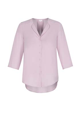 S015LT Biz Collection Ladies Lily Longline Blouse - Amethyst The Biz Collection Ladies Lily Longline Blouse is a polyester, fashion forward blouse. 4 colours. 6 - 26. Great ladies workwear from Biz Collection.