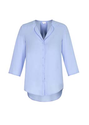 The Biz Collection Ladies Lily Longline Blouse is a polyester, fashion forward blouse. 4 colours. 6 - 26. Great ladies workwear from Biz Collection.