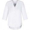 S015LT Biz Collection Ladies Lily Longline Blouse – White