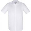 S016MS Biz Collection Mens Camden Short Sleeve Shirt – White