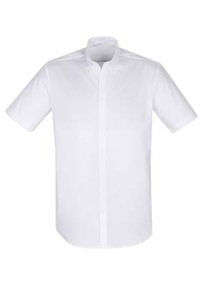 The Biz Collection Mens Camden Short Sleeve Shirt is a 97% cotton business shirt.  XS - 5XL.  Blue or White.  Great branded work shirts from Biz Collection.