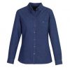 S017LL Biz Collection Ladies Indie Long Sleeve Shirt – Dark Blue