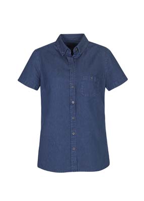 The Biz Collection Ladies Indie Short Sleeve Shirt is a 100% cotton, 160gsm short sleeve shirt.  3 colours.  6 - 20.  Great work shirts from Biz Collection.