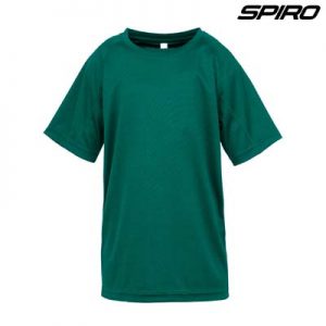 The Spiro Impact Performance Aircool Youth T Shirt is an air dry soft mesh fabric tee.  15 colours.  4 - 14.  Great branded quick dry tees from Spiro.