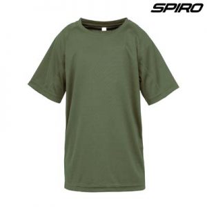 The Spiro Impact Performance Aircool Youth T Shirt is an air dry soft mesh fabric tee.  15 colours.  4 - 14.  Great branded quick dry tees from Spiro.