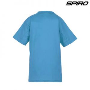 The Spiro Impact Performance Aircool Youth T Shirt is an air dry soft mesh fabric tee.  15 colours.  4 - 14.  Great branded quick dry tees from Spiro.