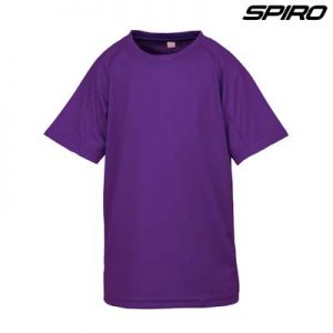 The Spiro Impact Performance Aircool Youth T Shirt is an air dry soft mesh fabric tee.  15 colours.  4 - 14.  Great branded quick dry tees from Spiro.
