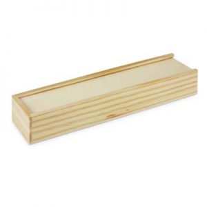 The TRENDS Pick Up Sticks Game is a classic game of dominoes in a wooden box with sliding lid.  Branded eco promotional products from TRENDS.